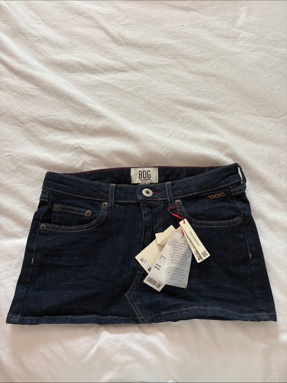 BDG Indigo Denim Mini Skirt